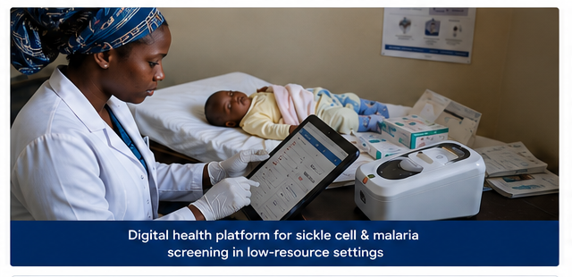 Digital health platform for sickle cell & malaria screening in low-resource settings